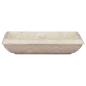 Preview: Waschbecken Creme 50x35x10 cm Marmor