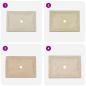Preview: Waschbecken Creme 50x35x10 cm Marmor