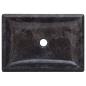 Preview: Waschbecken Schwarz 50x35x10 cm Marmor
