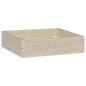 Preview: Waschbecken Creme 40x40x10 cm Marmor