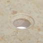 Preview: Waschbecken Creme 40x40x10 cm Marmor
