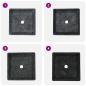 Preview: Waschbecken Schwarz 40x40x10 cm Marmor