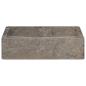 Preview: Waschbecken Grau 40x40x10 cm Marmor