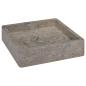 Preview: Waschbecken Grau 40x40x10 cm Marmor