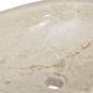 Preview: Waschbecken Creme 53x40x15 cm Marmor