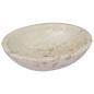 Preview: Waschbecken Creme 53x40x15 cm Marmor