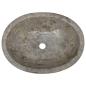 Preview: Waschbecken Grau 53x40x15 cm Marmor