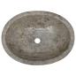 Preview: Waschbecken Grau 53x40x15 cm Marmor