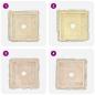 Preview: Waschbecken Creme 30x30x13 cm Marmor
