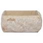 Preview: Waschbecken Creme 30x30x13 cm Marmor