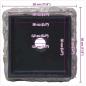 Preview: Waschbecken Schwarz 30x30x13 cm Marmor