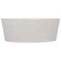 Preview: Waschbecken Creme Ø40x15 cm Marmor
