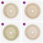 Preview: Waschbecken Creme Ø40x15 cm Marmor