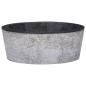 Preview: Waschbecken Schwarz Ø40x15 cm Marmor