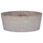 Preview: Waschbecken Grau Ø40x15 cm Marmor