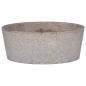 Preview: Waschbecken Grau Ø40x15 cm Marmor