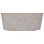 Preview: Waschbecken Grau Ø40x15 cm Marmor