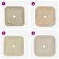 Preview: Waschbecken Creme 40x40x10 cm Marmor