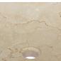 Preview: Waschbecken Creme 40x40x10 cm Marmor