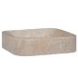 Preview: Waschbecken Grau 40x40x10 cm Marmor