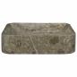 Preview: Waschbecken Grau 40x40x10 cm Marmor