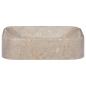 Preview: Waschbecken Grau 40x40x10 cm Marmor