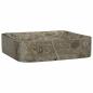 Preview: Waschbecken Grau 40x40x10 cm Marmor