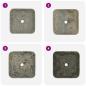 Preview: Waschbecken Grau 40x40x10 cm Marmor