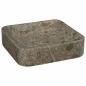 Preview: Waschbecken Grau 40x40x10 cm Marmor