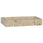 Preview: Wandwaschbecken Creme 38x24x6,5 cm Marmor