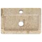Preview: Wandwaschbecken Creme 38x24x6,5 cm Marmor