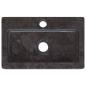 Preview: Wandwaschbecken Schwarz 38x24x6,5 cm Marmor