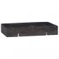 Preview: Wandwaschbecken Schwarz 38x24x6,5 cm Marmor