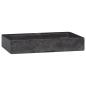Preview: Wandwaschbecken Schwarz 38x24x6,5 cm Marmor