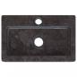 Preview: Wandwaschbecken Schwarz 38x24x6,5 cm Marmor