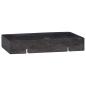 Preview: Wandwaschbecken Schwarz 38x24x6,5 cm Marmor