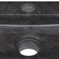 Preview: Wandwaschbecken Schwarz 38x24x6,5 cm Marmor
