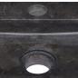 Preview: Wandwaschbecken Schwarz 38x24x6,5 cm Marmor