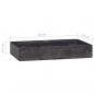 Preview: Wandwaschbecken Schwarz 38x24x6,5 cm Marmor