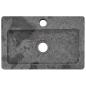 Preview: Wandwaschbecken Grau 38x24x6,5 cm Marmor