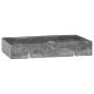 Preview: Wandwaschbecken Grau 38x24x6,5 cm Marmor