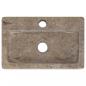 Preview: Wandwaschbecken Grau 38x24x6,5 cm Marmor