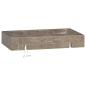 Preview: Wandwaschbecken Grau 38x24x6,5 cm Marmor