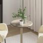 Preview: Tischplatte Grau Ø40x2,5 cm Marmor 