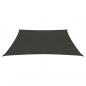 Preview: Sonnensegel 160 g/m² Anthrazit 3/4x3 m HDPE
