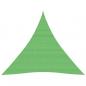 Preview: ARDEBO.de - Sonnensegel 160 g/m² Hellgrün 4,5x4,5x4,5 m HDPE