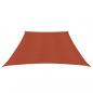 Preview: Sonnensegel 160 g/m² Terrakottarot 3/4x2 m HDPE