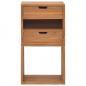 Preview: Beistellschrank 40x30x76 cm Teak Massivholz