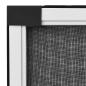 Preview: Ausziehbarer Insektenschutz für Fenster Weiß (75-143)x50 cm