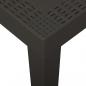 Preview: Gartentisch Anthrazit 79x65x72 cm Kunststoff